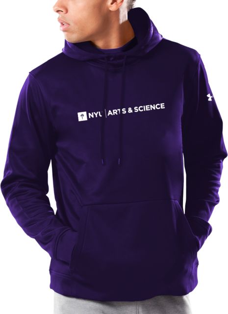 NYU Under Armour Armour Fleece Hoodie Arts and Science ONLINE