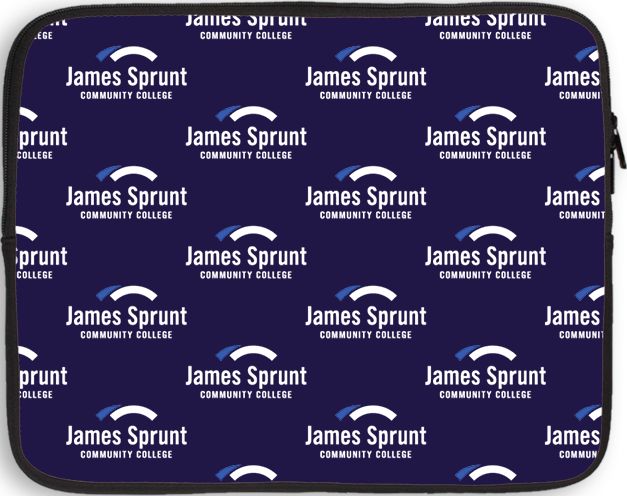 James Sprunt 10 inch Neoprene iPad/Tablet Sleeve JSCC Pattern - ONLINE ONLY