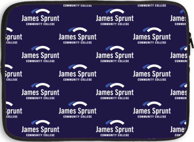 James Sprunt 13 inch Neoprene Laptop Sleeve JSCC Pattern - ONLINE ONLY