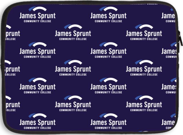 James Sprunt 15 inch Neoprene Laptop Sleeve JSCC Pattern - ONLINE ONLY