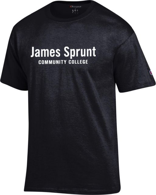 James Sprunt Champion T Shirt Wordmark - ONLINE ONLY