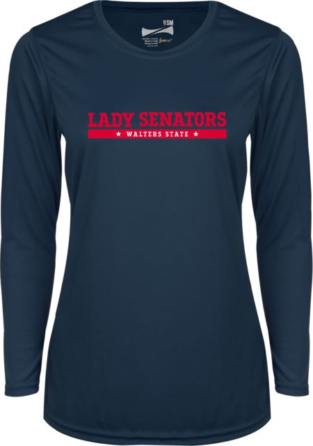 Walter State Ladies Syntrel Performance Longsleeve Shirt Lady Senators Bar - ONLINE ONLY