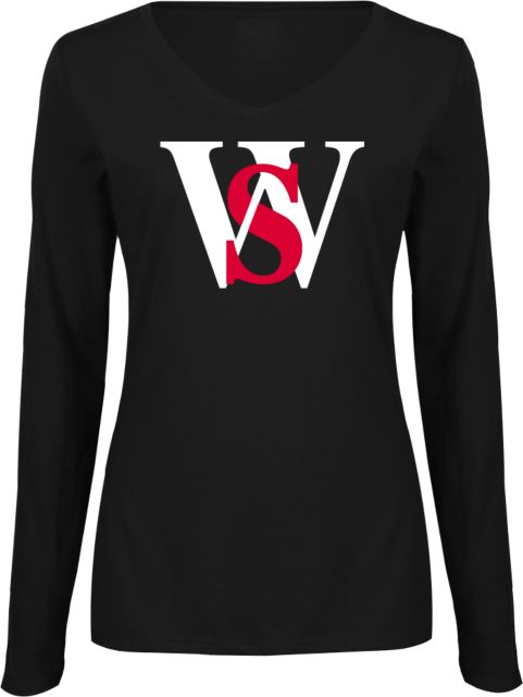 Walter State Ladies Long Sleeve V Neck Tee WS - ONLINE ONLY