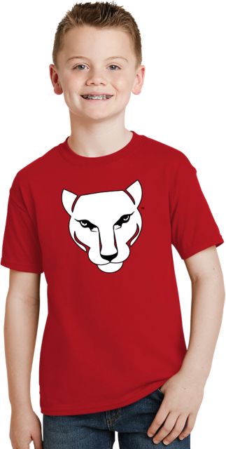 CCAC Youth T Shirt Wild Cat Head - ONLINE ONLY