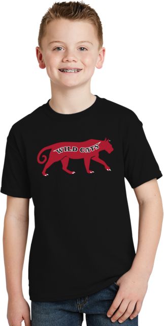 CCAC Youth T Shirt Wild Cat Body - ONLINE ONLY