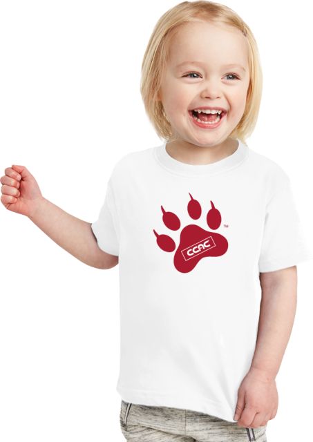 CCAC Toddler T Shirt Paw Print Embroidery - ONLINE ONLY