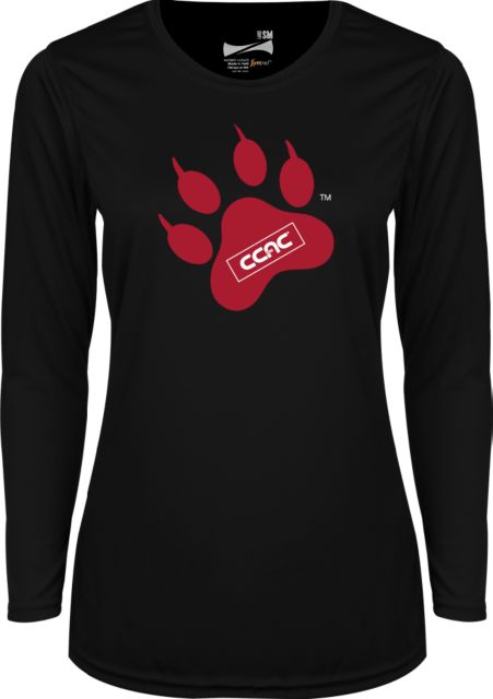 CCAC Ladies Syntrel Performance Longsleeve Shirt Paw Print - ONLINE ONLY