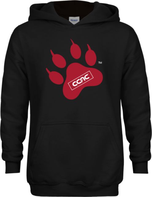 CCAC Youth Fleece Hoodie Paw Print - ONLINE ONLY