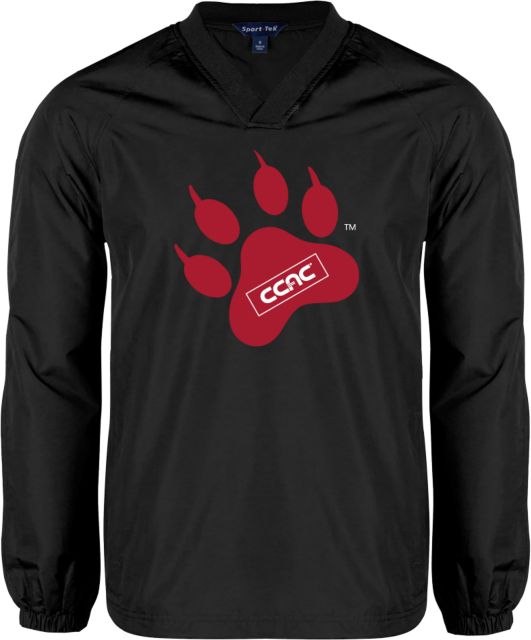 CCAC V Neck Raglan Windshirt Paw Print - ONLINE ONLY