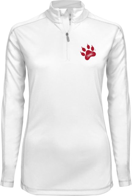 CCAC Ladies Syntrel Interlock 1/4 Zip Paw Print Embroidery - ONLINE ONLY