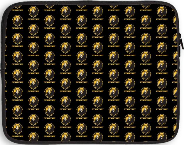 Pfeiffer 10 inch Neoprene iPad/Tablet Sleeve Pfeiffer Repeating Pattern - ONLINE ONLY