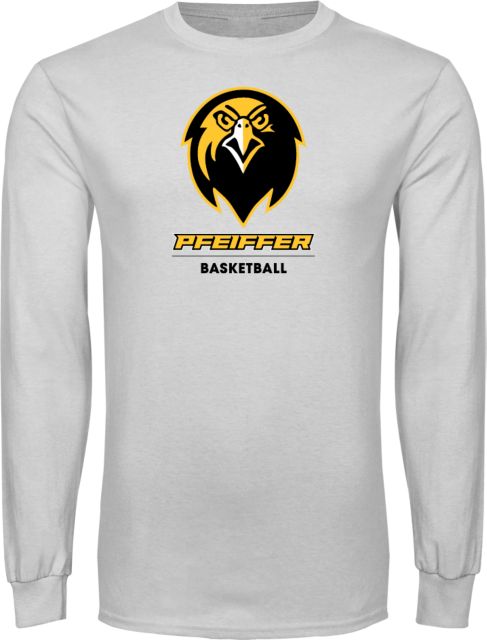 Pfeiffer Long Sleeve T Shirt Pfeiffer Basketball Stacked - ONLINE ONLY