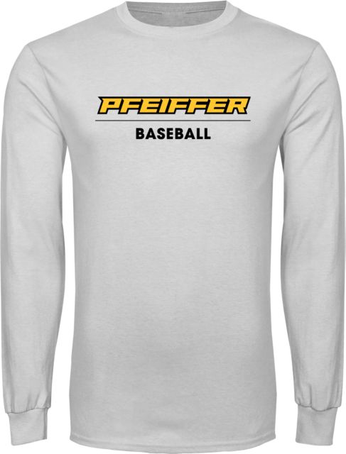Pfeiffer Long Sleeve T Shirt Pfeiffer Baseball Word mark - ONLINE ONLY