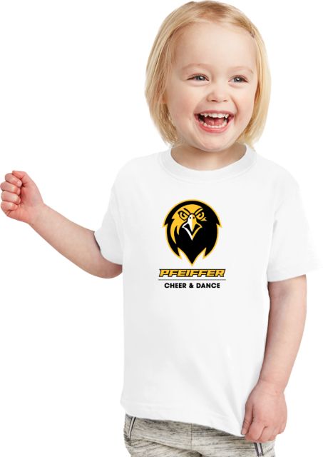 Pfeiffer Toddler T Shirt Pfeiffer Cheer & Dance Stacked - ONLINE ONLY