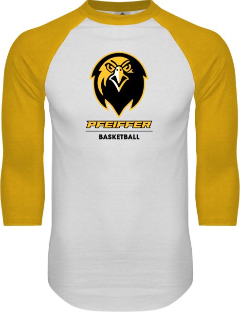Pfeiffer Raglan Baseball T Shirt Pfeiffer Basketball Stacked - ONLINE ONLY
