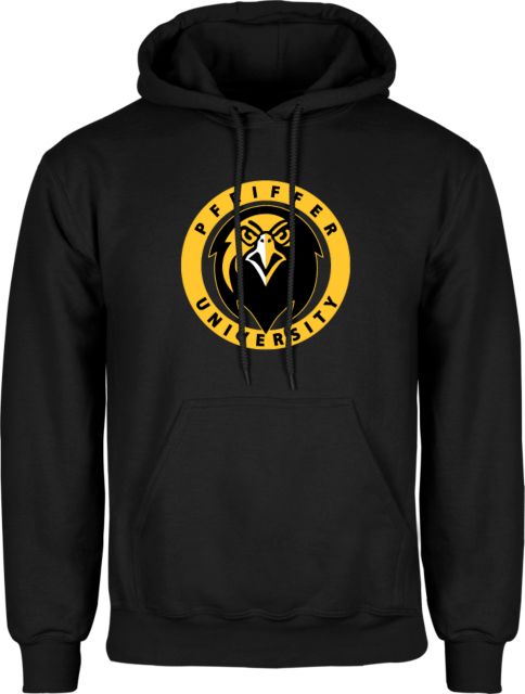 Pfeiffer Fleece Hoodie Pfeiffer University Circle Graphic - ONLINE ONLY