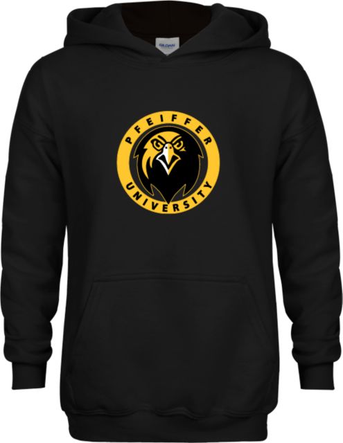 Pfeiffer Youth Fleece Hoodie Pfeiffer University Circle Graphic - ONLINE ONLY