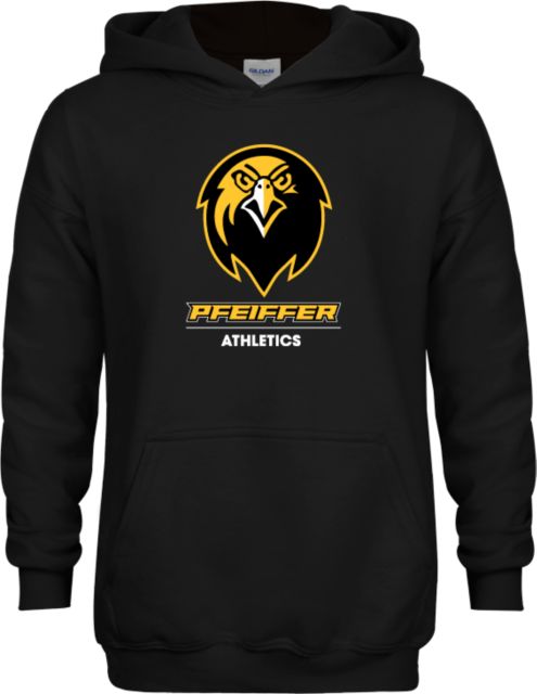 Pfeiffer Youth Fleece Hoodie Pfeiffer Athletics Stacked - ONLINE ONLY