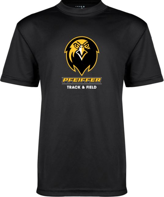 Pfeiffer Youth Performance Tee Pfeiffer Track & Field Stacked - ONLINE ONLY