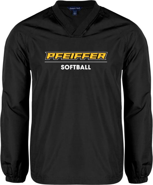 Pfeiffer V Neck Raglan Windshirt Pfeiffer Softball Word mark - ONLINE ONLY