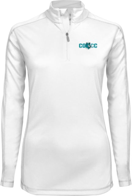 Chandler Gilbert Ladies Syntrel Interlock 1/4 Zip Coyote Head CGCC - ONLINE ONLY