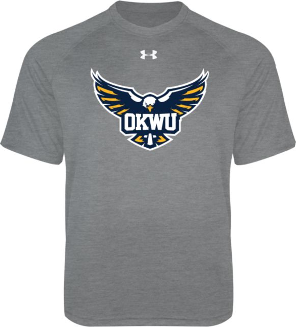 Oklahoma Wesleyan Youth Under Armour Tech Tee Primary Eagle - ONLINE ONLY