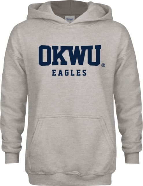 Oklahoma Wesleyan Youth Fleece Hood Logotype - ONLINE ONLY