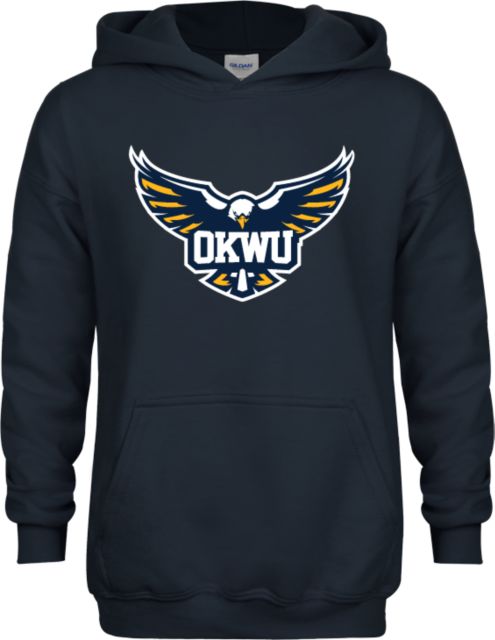 Oklahoma Wesleyan Youth Fleece Hoodie Primary Eagle - ONLINE ONLY