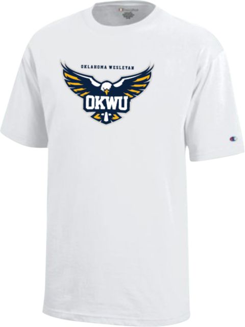 Oklahoma Wesleyan Youth Champion Short Sleeve Tee Primary Eagle w/ Type - ONLINE ONLY