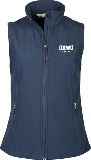 Oklahoma Wesleyan Ladies Core Softshell Vest Logotype - ONLINE ONLY