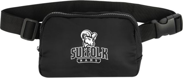 Suffolk University Anywhere Belt Bag Suffolk Rams with Mascot Stacked - ONLINE ONLY