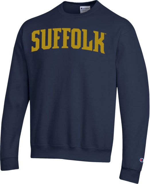 Suffolk University Champion Fleece Crew Arched Suffolk - ONLINE ONLY