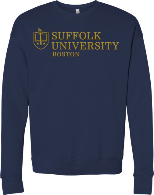 Suffolk University Bella + Canvas Fleece Crew Suffolk University Boston - ONLINE ONLY