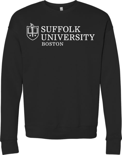Suffolk University Bella + Canvas Fleece Crew Suffolk University Boston - ONLINE ONLY