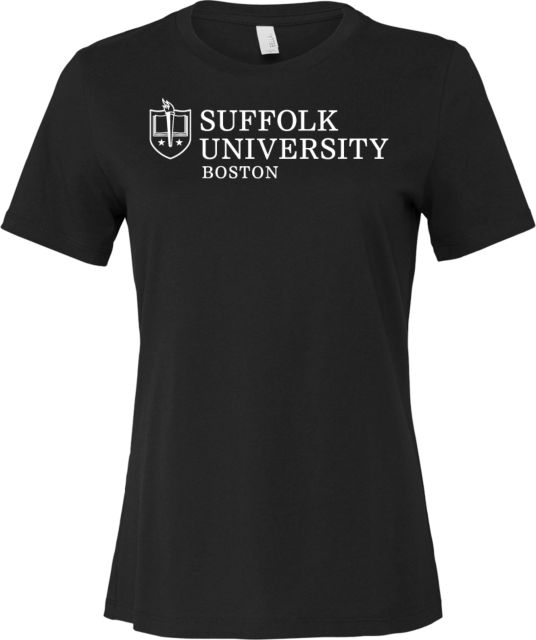 Suffolk University Bella + Canvas Womens Relaxed Cotton T Shirt Suffolk University Boston - ONLINE ONLY