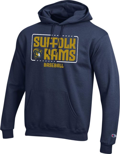 Suffolk University Champion Fleece Hoodie Suffolk Rams Baseball - ONLINE ONLY