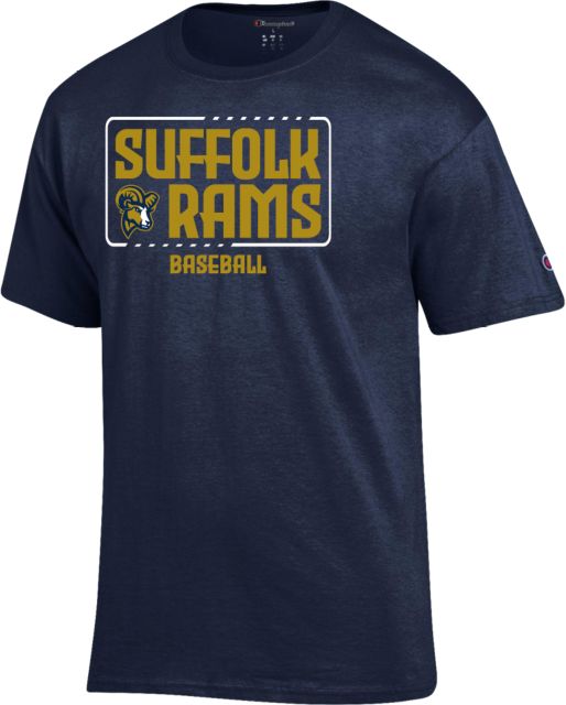 Suffolk University Champion T Shirt Suffolk Rams Baseball - ONLINE ONLY