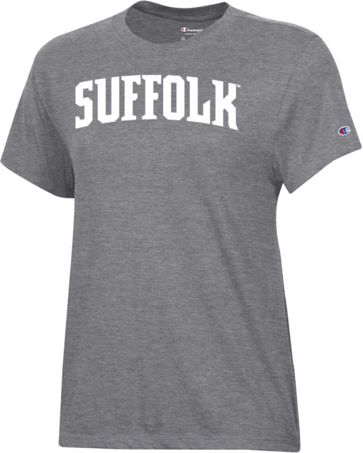 Suffolk University Champion Womens Core Short Sleeve Tee Arched Suffolk - ONLINE ONLY