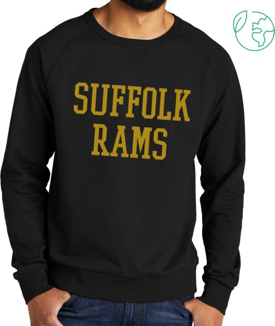 Suffolk University Allmade Organic French Terry Crewneck Sweatshirt Arched Suffolk - ONLINE ONLY