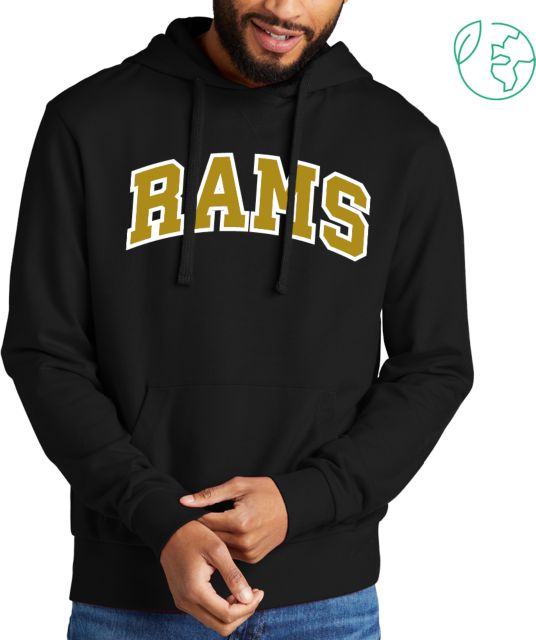 Suffolk University Allmade Organic French Terry Pullover Hoodie Suffolk Rams Primary Athletic Mark - ONLINE ONLY