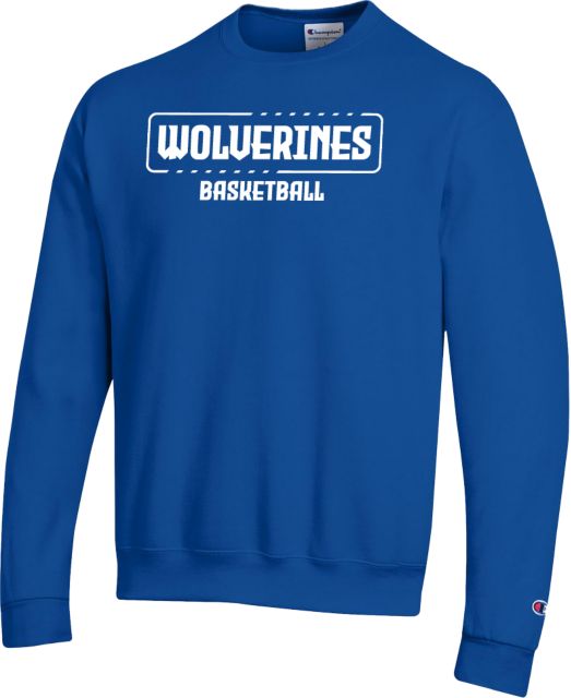 SBVC Champion Fleece Crew Wolverines Basketball - ONLINE ONLY