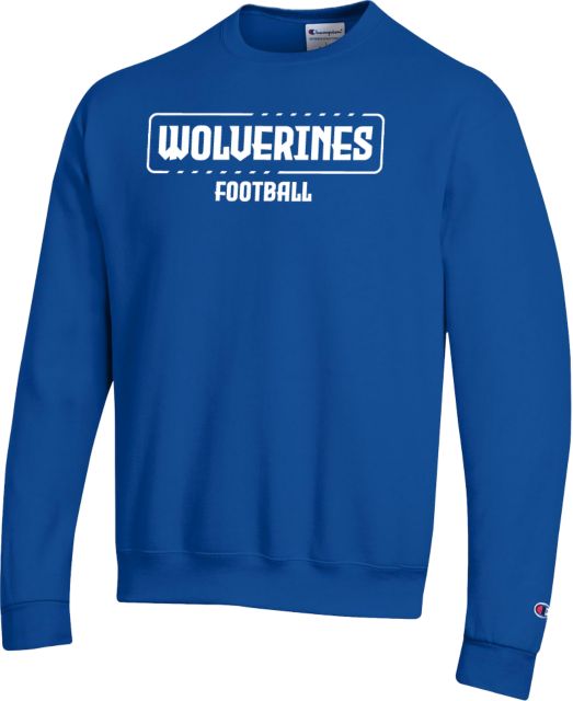 SBVC Champion Fleece Crew Wolverines Football - ONLINE ONLY
