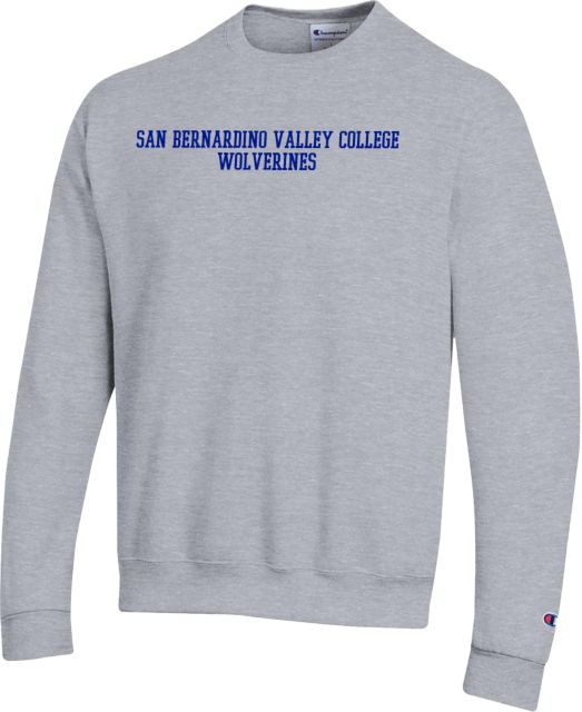 SBVC Champion Fleece Crew San Bernardino Valley College Wolverines - ONLINE ONLY