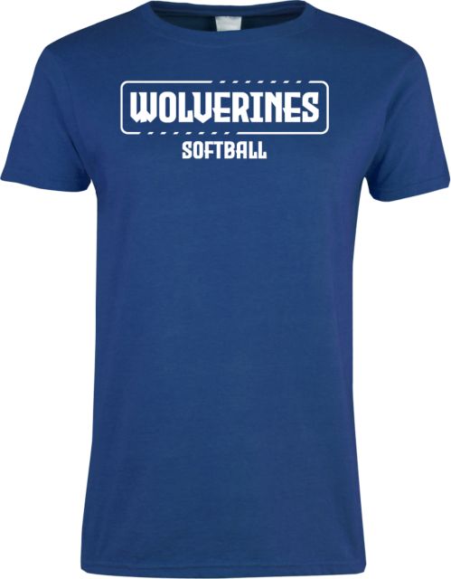 SBVC Womens Short Sleeve Tee Wolverines Softball - ONLINE ONLY