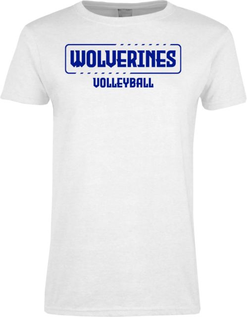 SBVC Womens Short Sleeve Tee Wolverines Volleyball - ONLINE ONLY