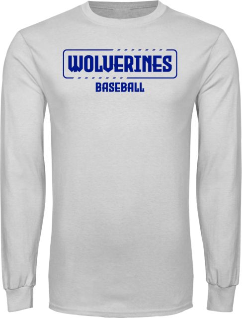 SBVC Long Sleeve T Shirt Wolverines Baseball - ONLINE ONLY