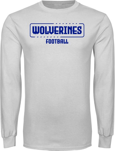 SBVC Long Sleeve T Shirt Wolverines Football - ONLINE ONLY
