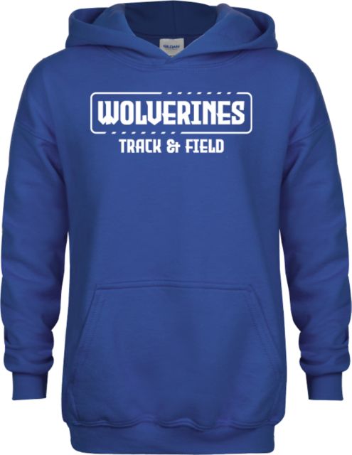 SBVC Youth Fleece Hoodie Wolverines Track and Field - ONLINE ONLY