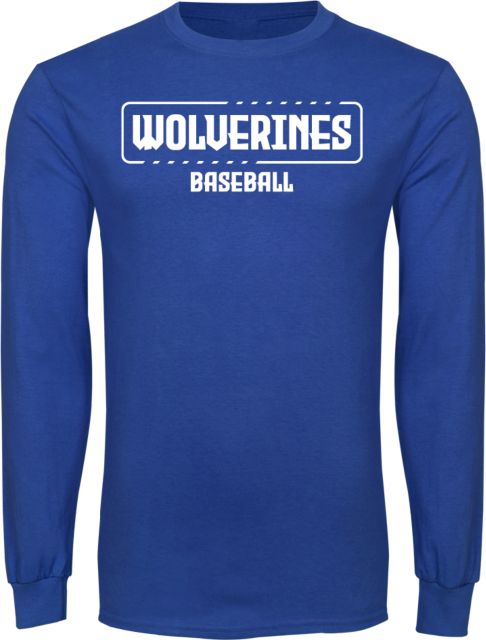 SBVC Long Sleeve T Shirt Wolverines Baseball - ONLINE ONLY