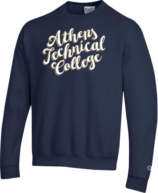 Athens Technical Champion Fleece Crew Script Athens Technical College - ONLINE ONLY